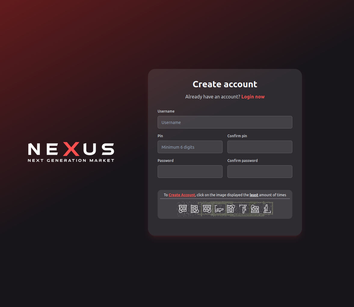 Registration Screen